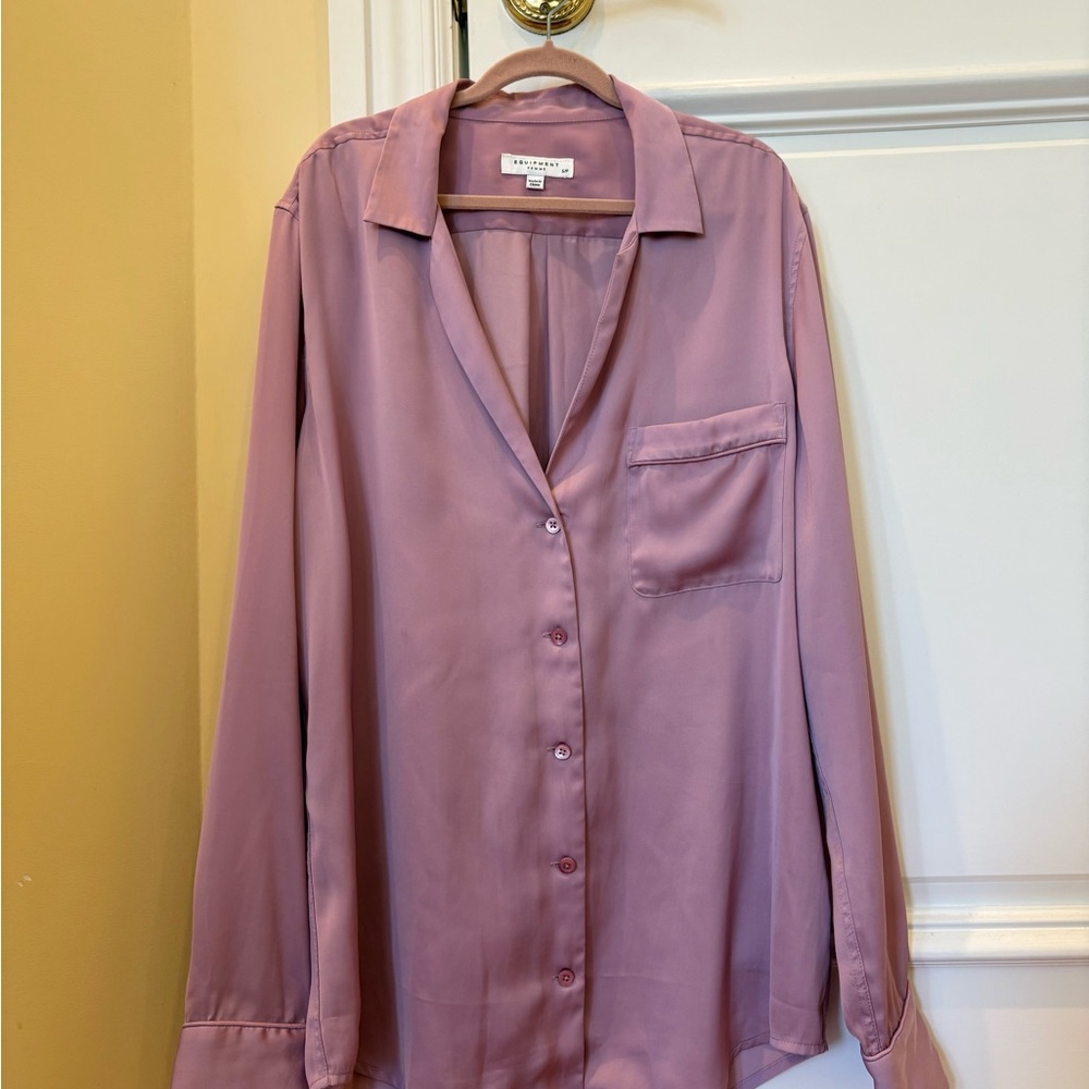 Equipment Femme Lavender Shirt